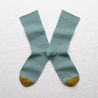 socks - bonne maison -  Plain - Blue - women - men - mixed