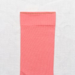 socks - bonne maison -  Plain - Pink - women - men - mixed