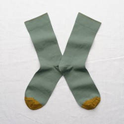 chaussettes - bonne maison -  Uni - Vert - femme - homme - mixte
