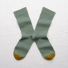 socks - bonne maison -  Plain - Green - women - men - mixed