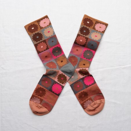 socks - bonne maison -  Daisy - Multico - women - men - mixed