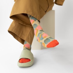 chaussettes - bonne maison -  Fruits - Vert - femme - homme - mixte