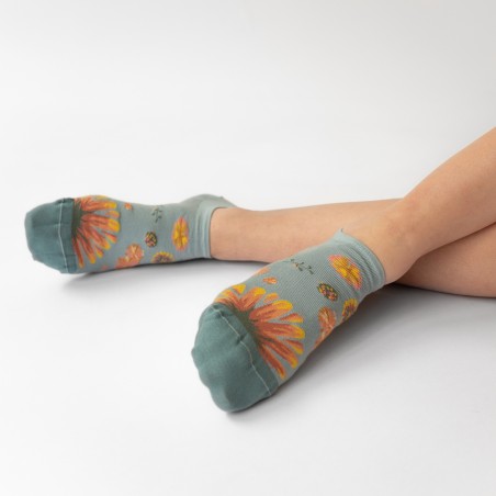 chaussettes - bonne maison - Odilon - Bleu - femme - homme - mixte chaussettes - bonne maison - Odilon - Bleu - femme - homme - mixte