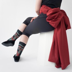 socks - bonne maison -  Knot - Black - women - men - mixed