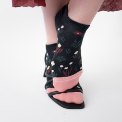 socks - bonne maison -  Seedlings - Black - women - men - mixed