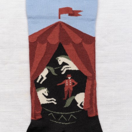 socks - bonne maison -  Circus - Black - women - men - mixed