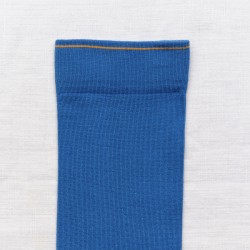 chaussettes - bonne maison -  Uni - Bleu - femme - homme - mixte