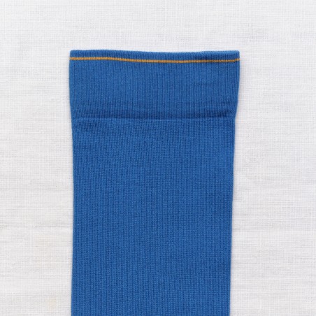 chaussettes - bonne maison -  Uni - Bleu - femme - homme - mixte