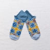 chaussettes - bonne maison -  Carrelage - Bleu - femme - homme - mixte