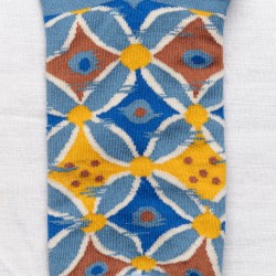 chaussettes - bonne maison -  Carrelage - Bleu - femme - homme - mixte