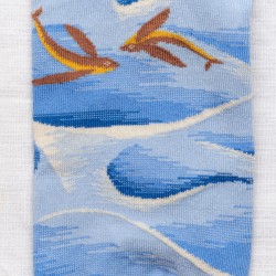 socks - bonne maison -  Sea - Blue - women - men - mixed