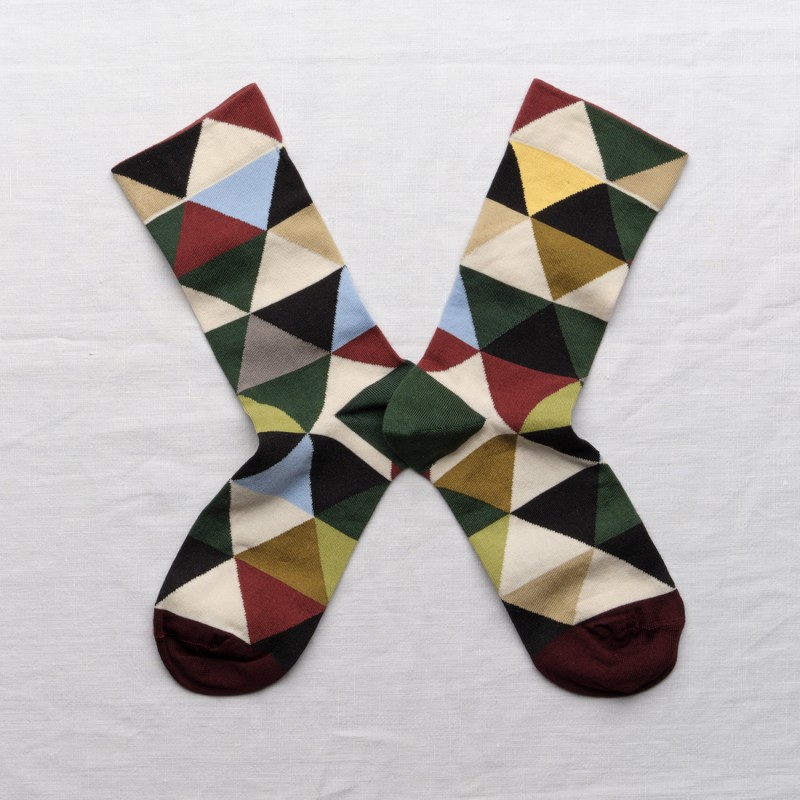 socks - bonne maison -  Argyles - Multico - women - men - mixed