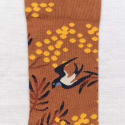 socks - bonne maison -  Mimosa - Brown - women - men - mixed