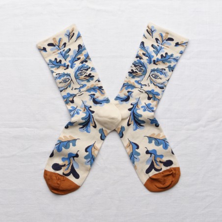 chaussettes - bonne maison -  Figure - Blanc - femme - homme - mixte