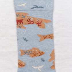 socks - bonne maison -  Islands - Blue - women - men - mixed