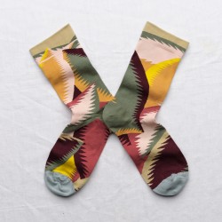 socks - bonne maison -  Abstract - White - women - men - mixed