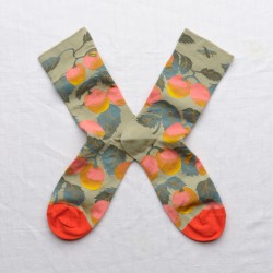 socks - bonne maison -  Fruits - Green - women - men - mixed