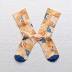 socks - bonne maison -  Checks - Multico - women - men - mixed