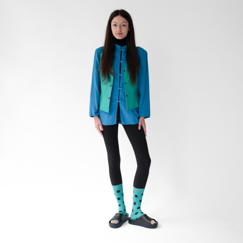 bonne maison Chaussette Pois Viridien