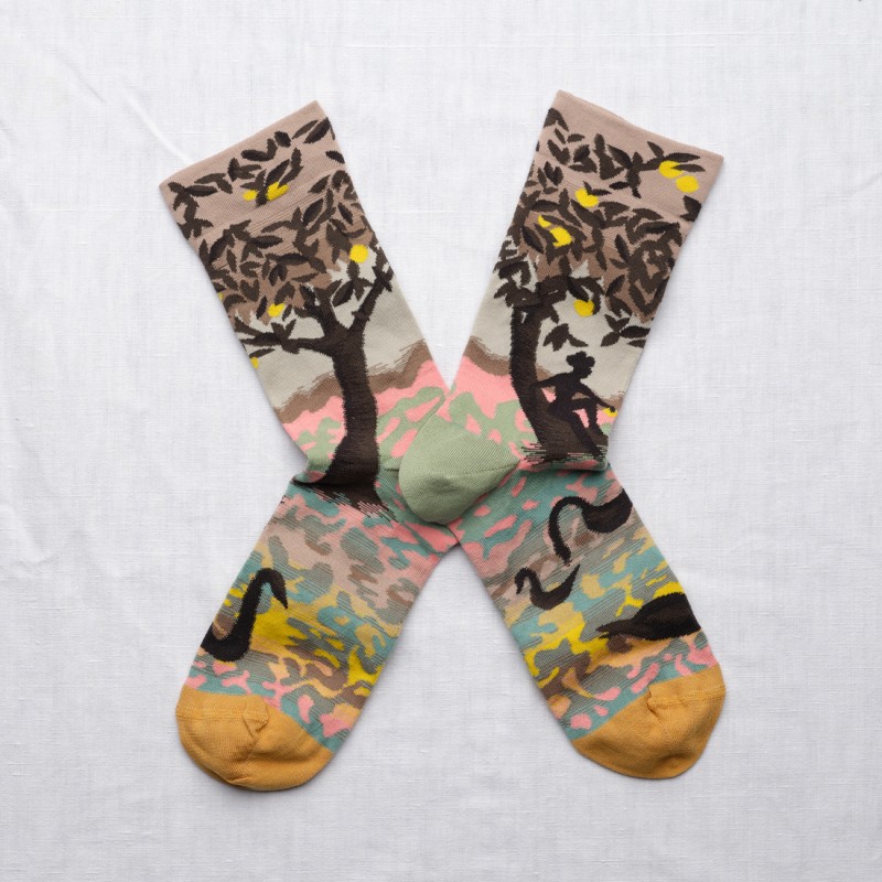 Chaussettes Paysage Contrejour