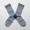 Navy Striped Socks