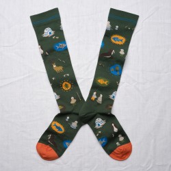 Inuit Spirit – Forest Knee-Highs