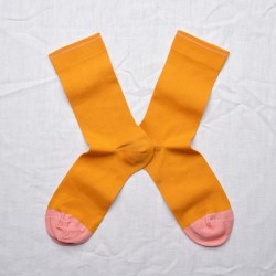 Chaussettes Unies Curcuma