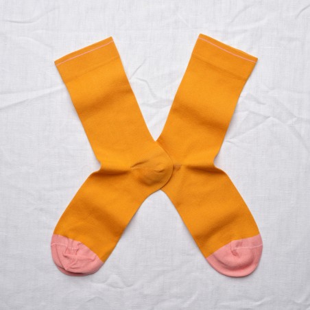 Solid Turmeric Socks