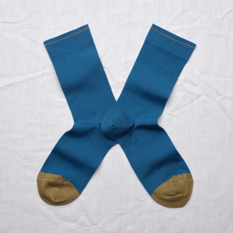 Mykonos Blue – Solid Socks