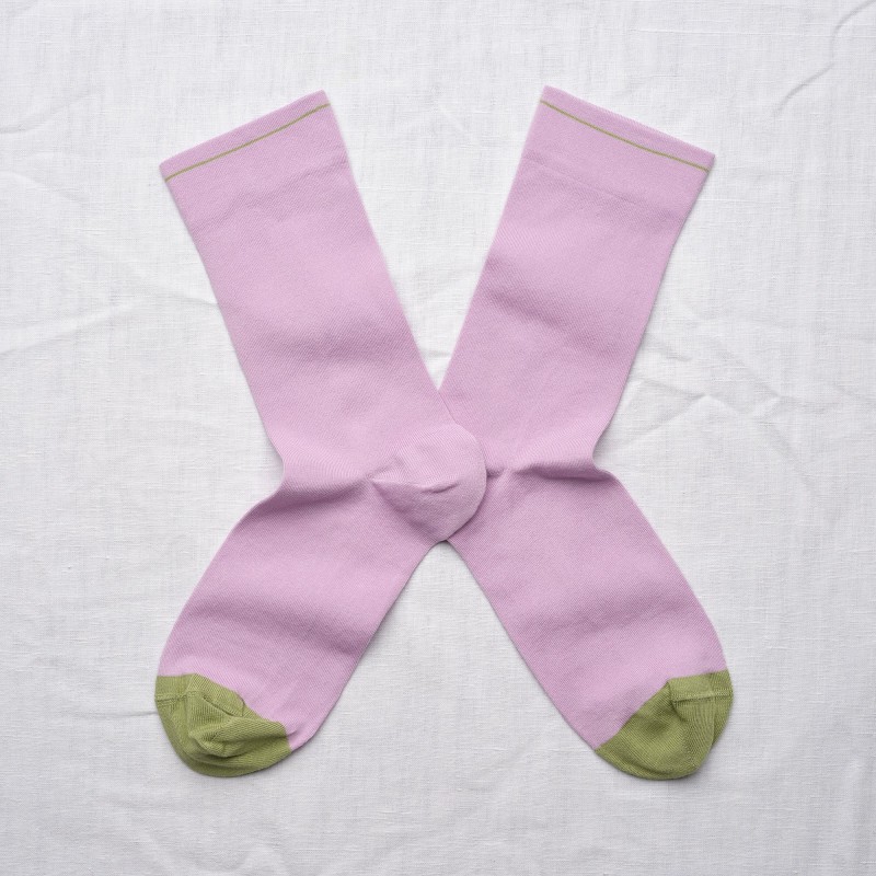 Plain Lavender Socks