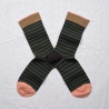 False Black Striped Sock
