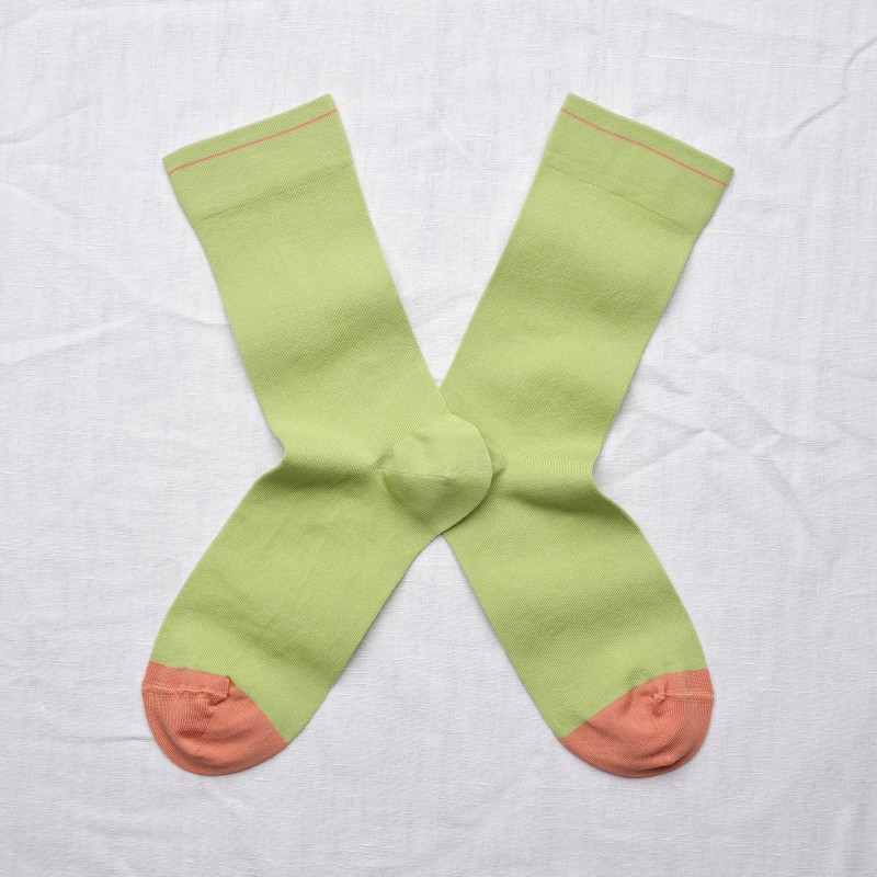 Chaussette Uni Lime