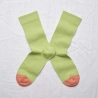 Lime Plain Socks