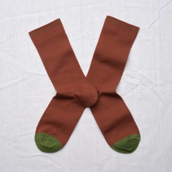 Sepia Plain Socks