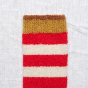 Mousse Red striped Socks