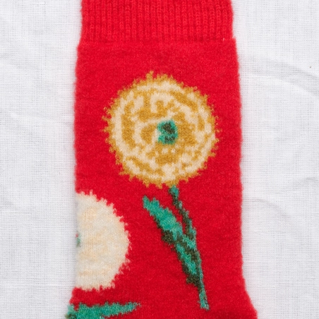 Flowers Mousse Socks