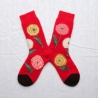 Chaussettes Mousse Fleurs
