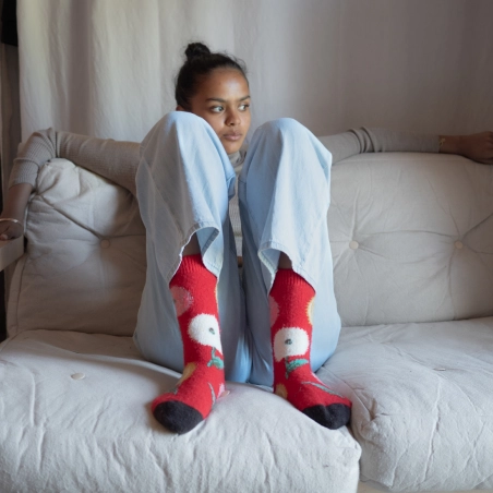 Flowers Mousse Socks