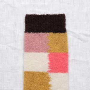 Chaussettes Mousse Carreaux