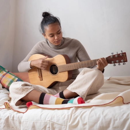 Chaussettes Mousse Carreaux