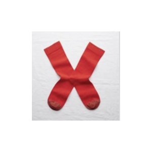 Chaussettes Uni Rouge