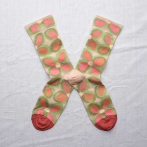 Rosebud Flower Socks