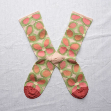 Rosebud Flower Socks