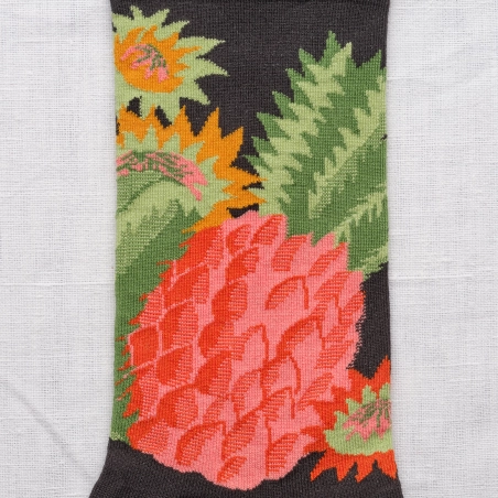 Chaussettes Ananas Faux-Noir