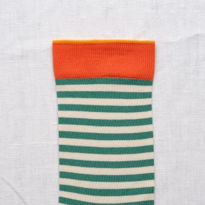 Teal Stripes Socks