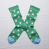 Chaussettes Pois Vert Ming