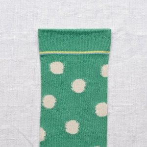 Chaussettes Pois Vert Ming