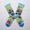 Azure Tomato Socks