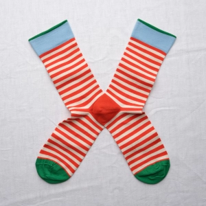 Vermilion Stripes Socks