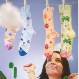 Socks Elements: Water- Leona Rose